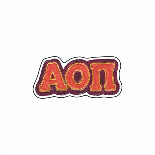 LFA-294 Alpha Omega Pi Sorority Magnet | 0.125Acrylic Magnet