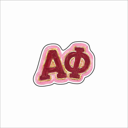 LFA-295 Alpha Phi Sorority Magnet | 0.125Acrylic Magnet