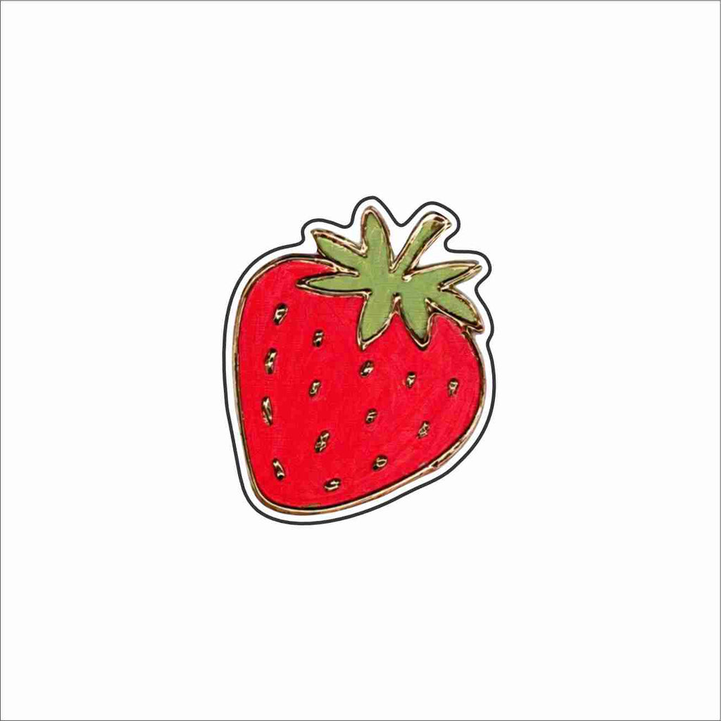 LFA-308 Strawberry Magnet | 0.125Acrylic Magnet