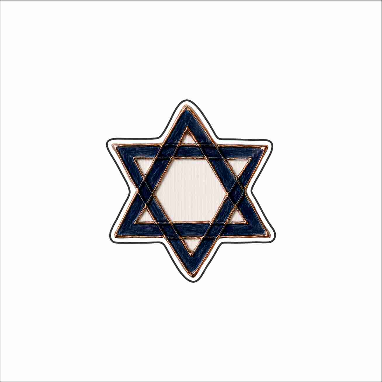 LFA-327 Star of David Magnet | 0.125Acrylic Magnet