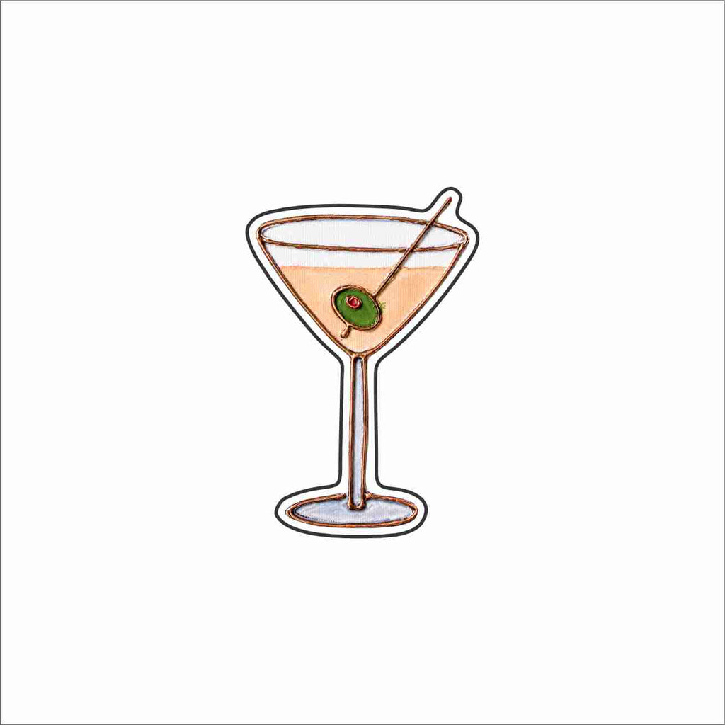 LFA-328 Martini Magnet | 0.125Acrylic Magnet