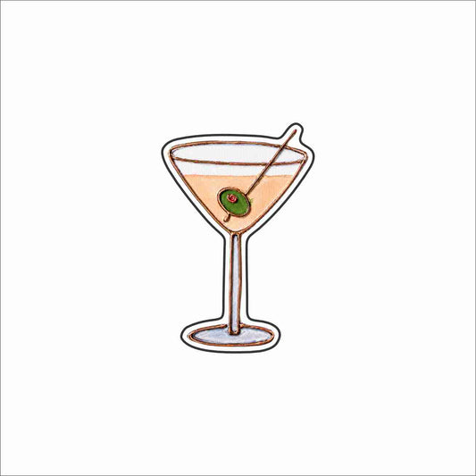LFA-328 Martini Magnet | 0.125Acrylic Magnet
