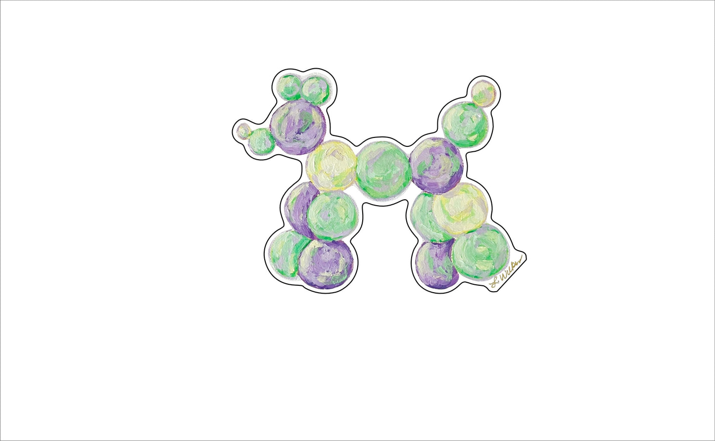 LFW-011 NOLA Bead Dog Mini | 0.50Acrylic Mini |