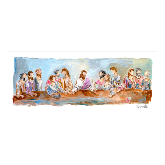 LLA-002 Last Supper | 0.75in. Acrylic Cutout 3x7 | Case (any 10+)