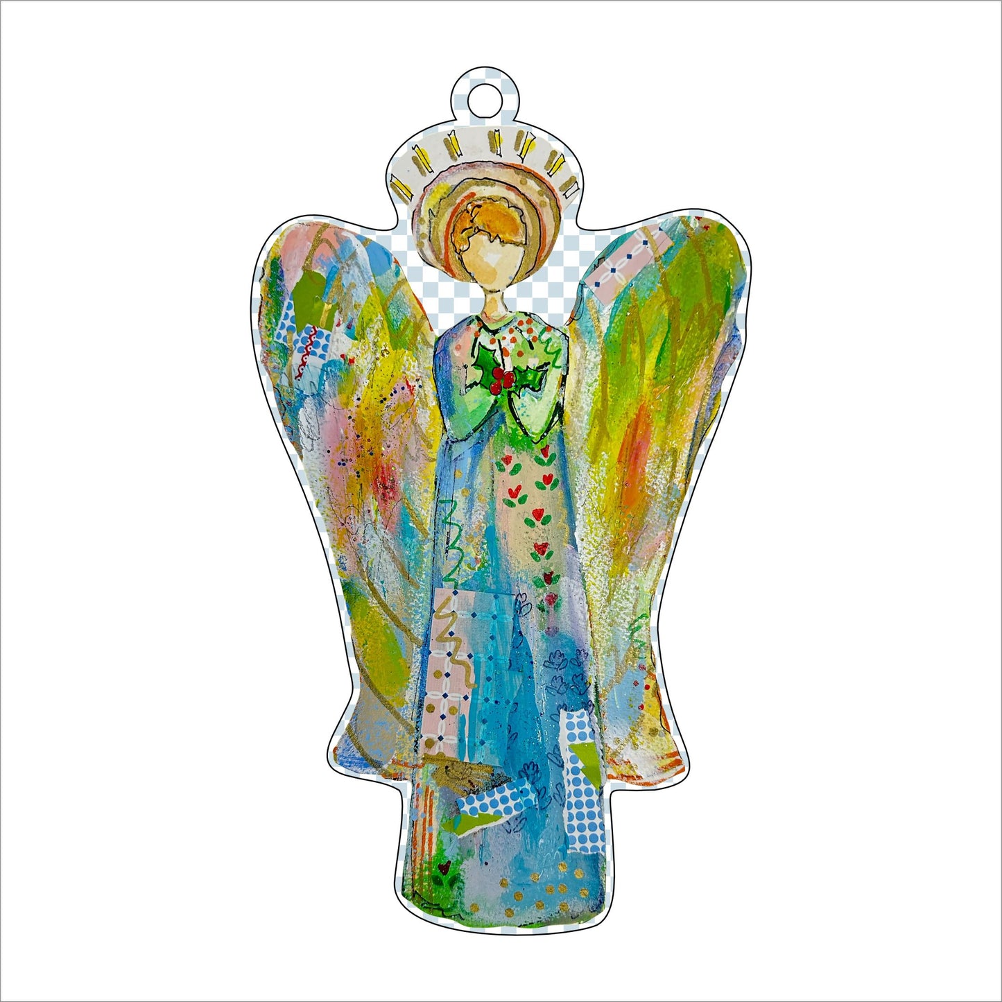 LLA-005 Angel Ornament | 0.125in. Acrylic Ornament | Case (any 10+)