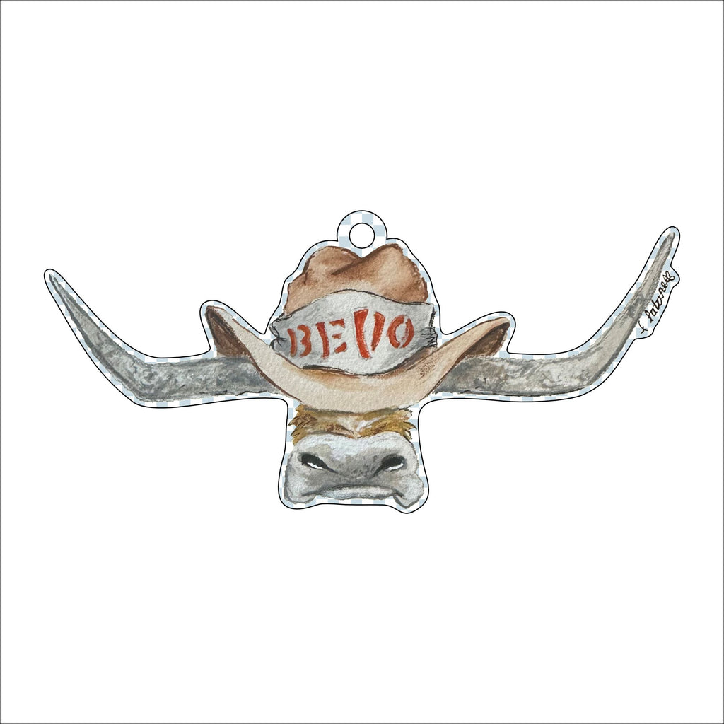 LLA-007 Bevo Ornament  | 0.25in. Acrylic Ornament | Case (any 10+)