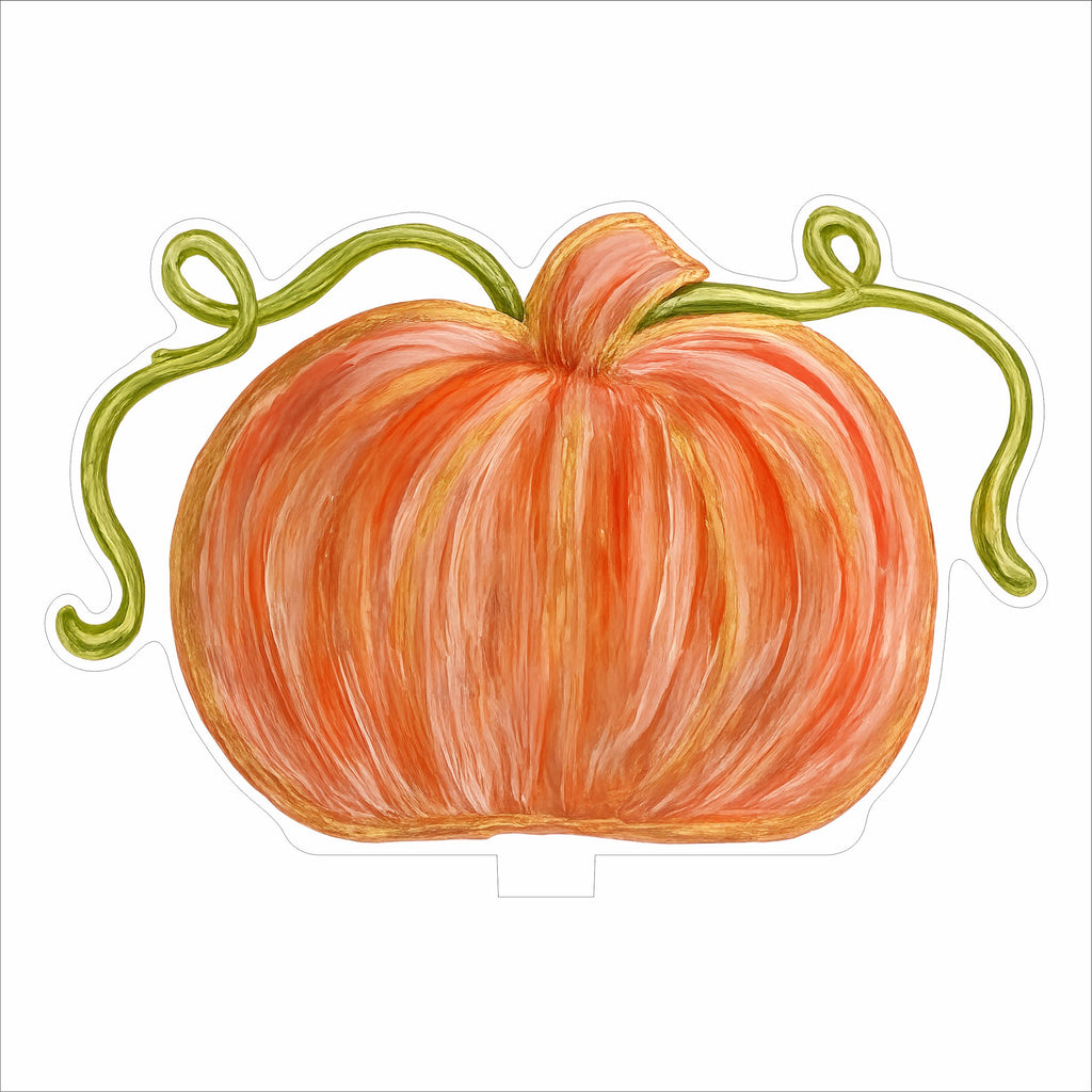 LDC-016 Traditional Pumpkin Standable | 0.25Acrylic Standable | Case of 4