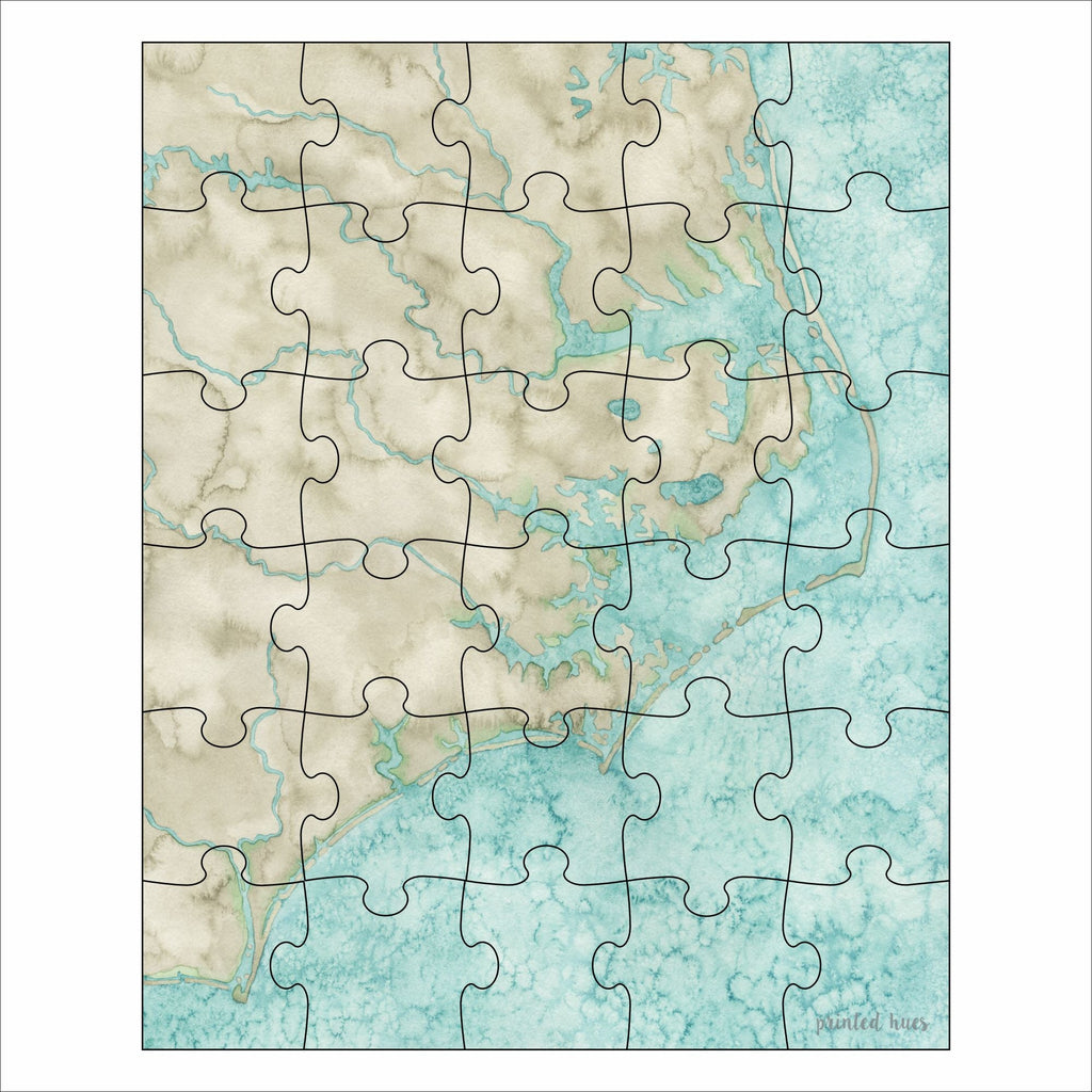 LLO-002 North Carolina | 0.125in. Acrylic Puzzle | Case of 25