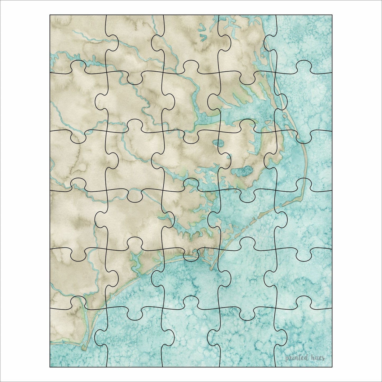 LLO-002 North Carolina | 0.125in. Acrylic Puzzle | Mix & Match (any 10+)