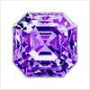 Purple Gemstone Coaster | 0.25" Acrylic With Cork | Pack of 4