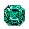 Green Gemstone Coaster | 0.25" Acrylic With Cork | Pack of 4