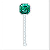 Green Gemstone Drink Stirrer | 0.125in. Acrylic Cutout | Case (any 135+)