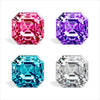 Gemstone Coaster - Bundle 1 | 0.25" Acrylic With Cork | Pack of 4