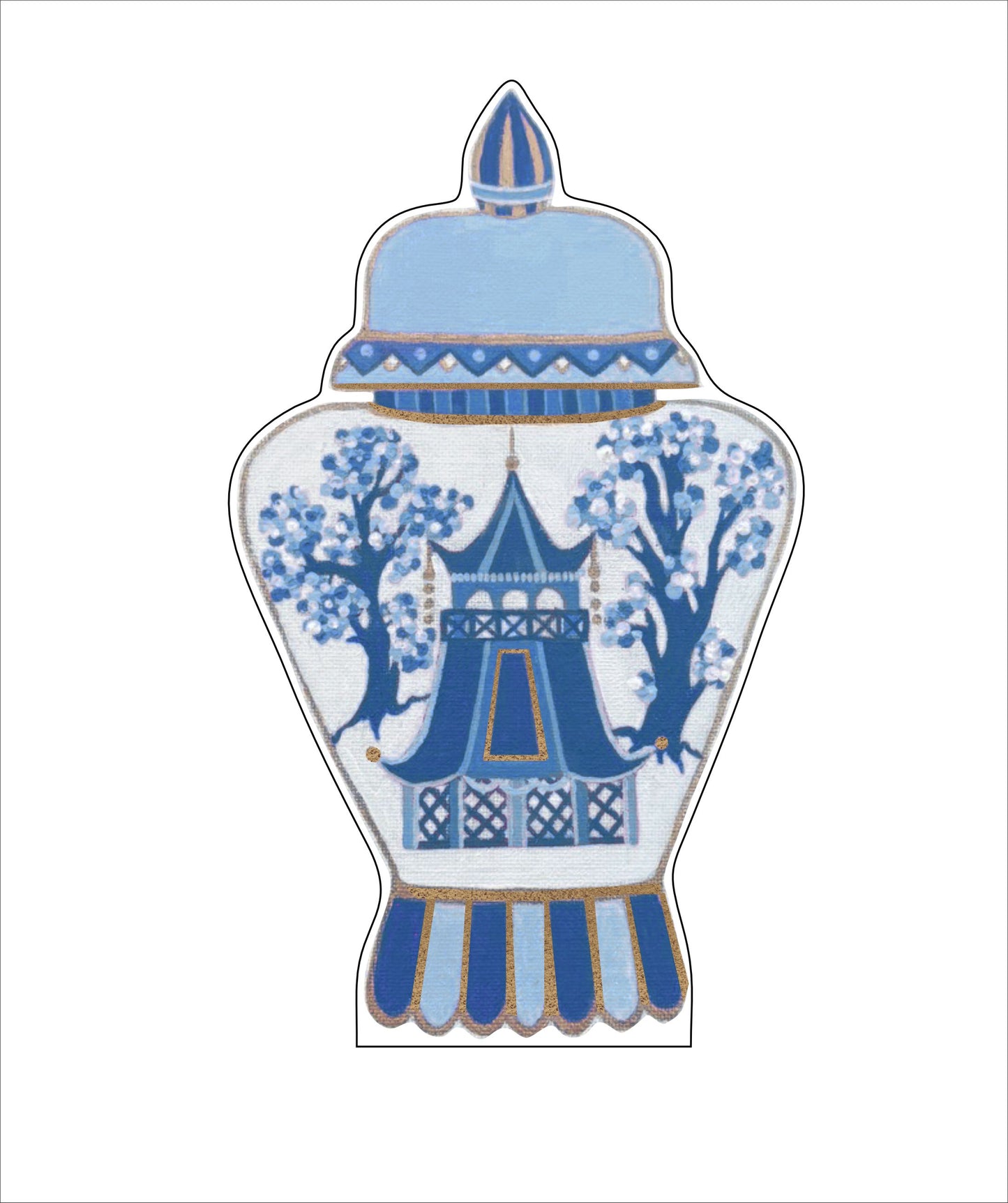LMB-002 Blue Canopy | 0.75Acrylic Contour |