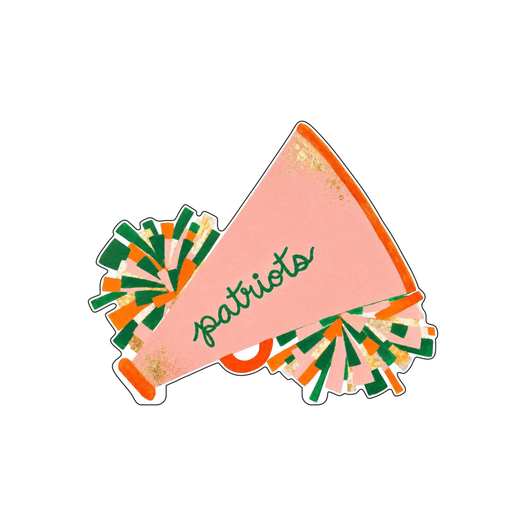 LMB-018 Patriots Megaphone | 0.75Acrylic Contour