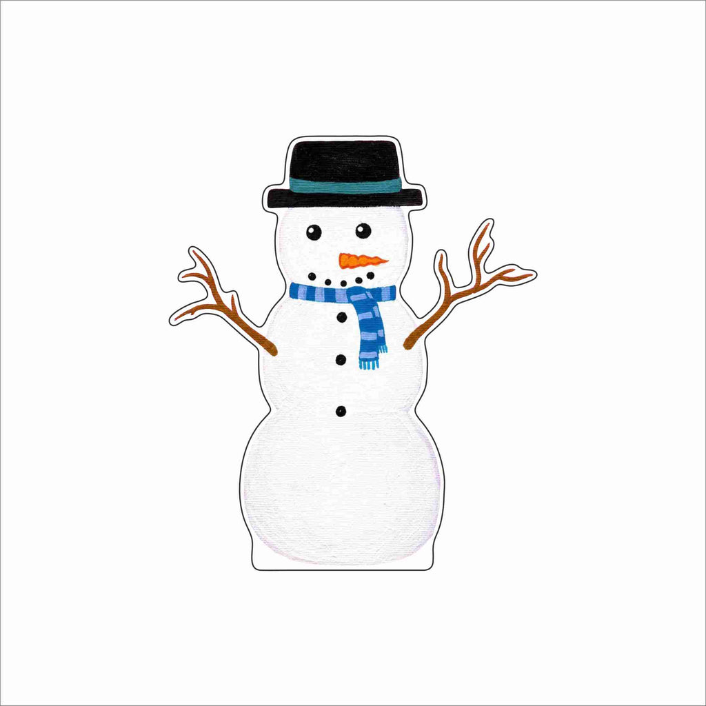 LMB-026 Smiling Snowman Mini | 0.50Acrylic Mini Contour