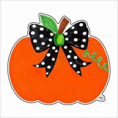 LMB-031 Halloween Happiness Pumpkin Pokadots Mini | 0.50Acrylic Mini Contour