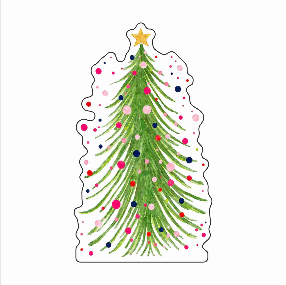 LMB-032 Deck the Halls Contour | 0.75Acrylic Contour
