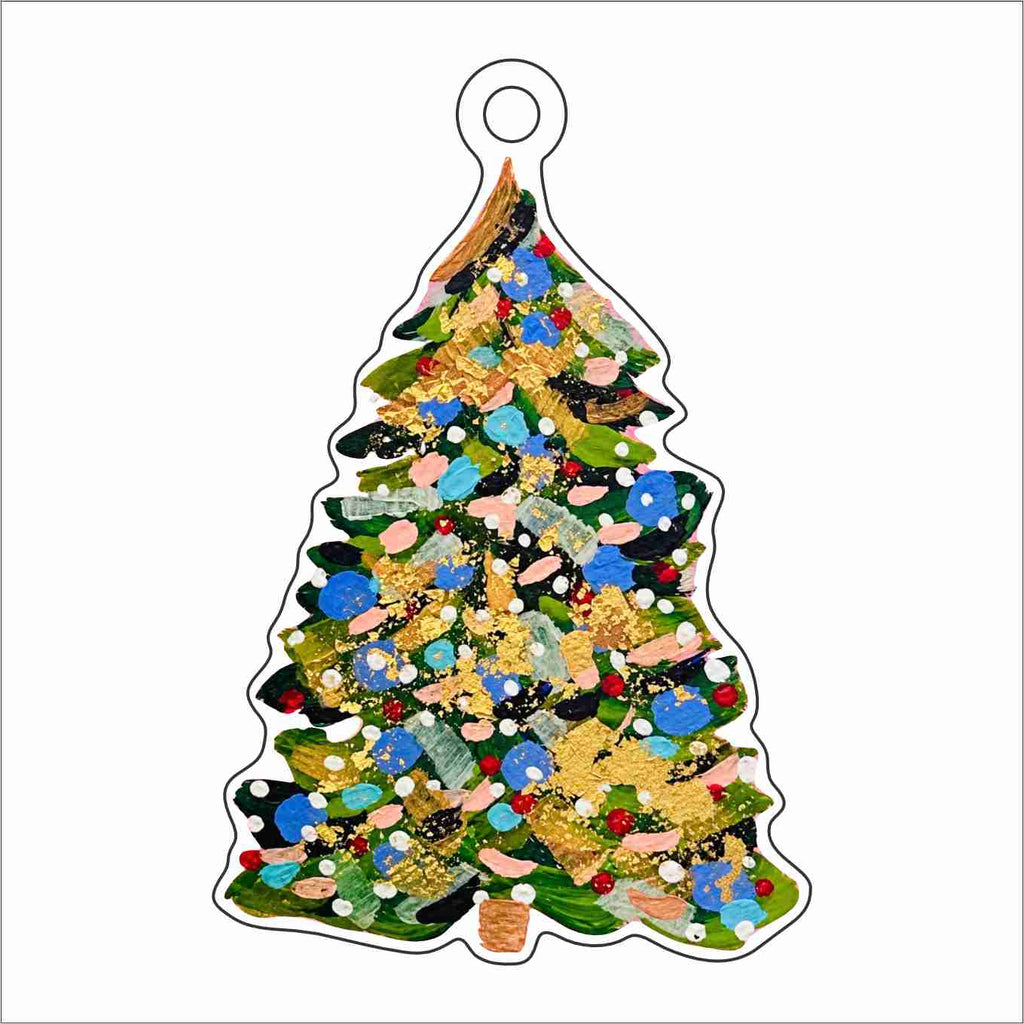 LMY-001 Christmas Tree Charms | 0.25Acrylic Ornament