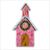 LNS-002 LNS-002 Pink Winter Church Mini | 0.50Acrylic Mini Contour