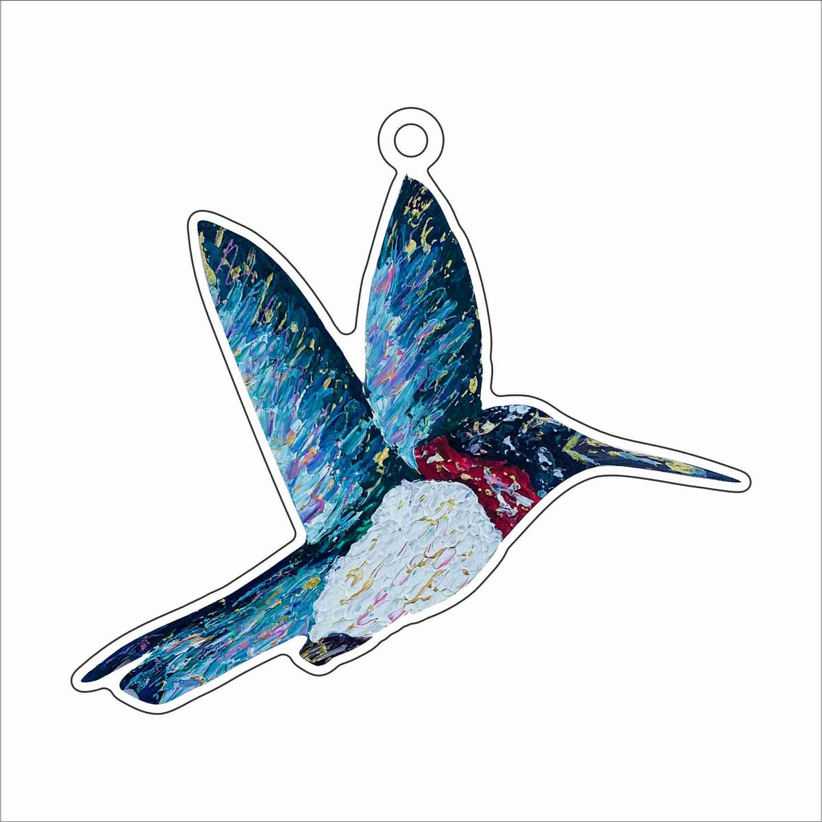LNS-007 Hummingbird | 0.25Acrylic Ornament