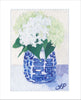 Blue Vase with Flowers | 0.75in. Acrylic Cutout 5x7 | Single