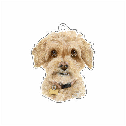 LPA-012 Goldie Ornament | 0.25Acrylic Ornament