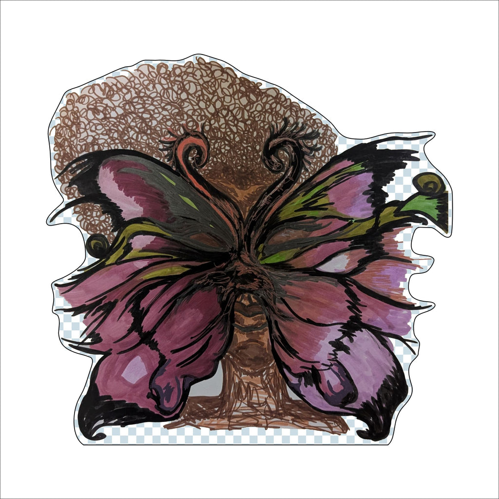 Wing Mask | 0.75in. Acrylic Cutout | Single
