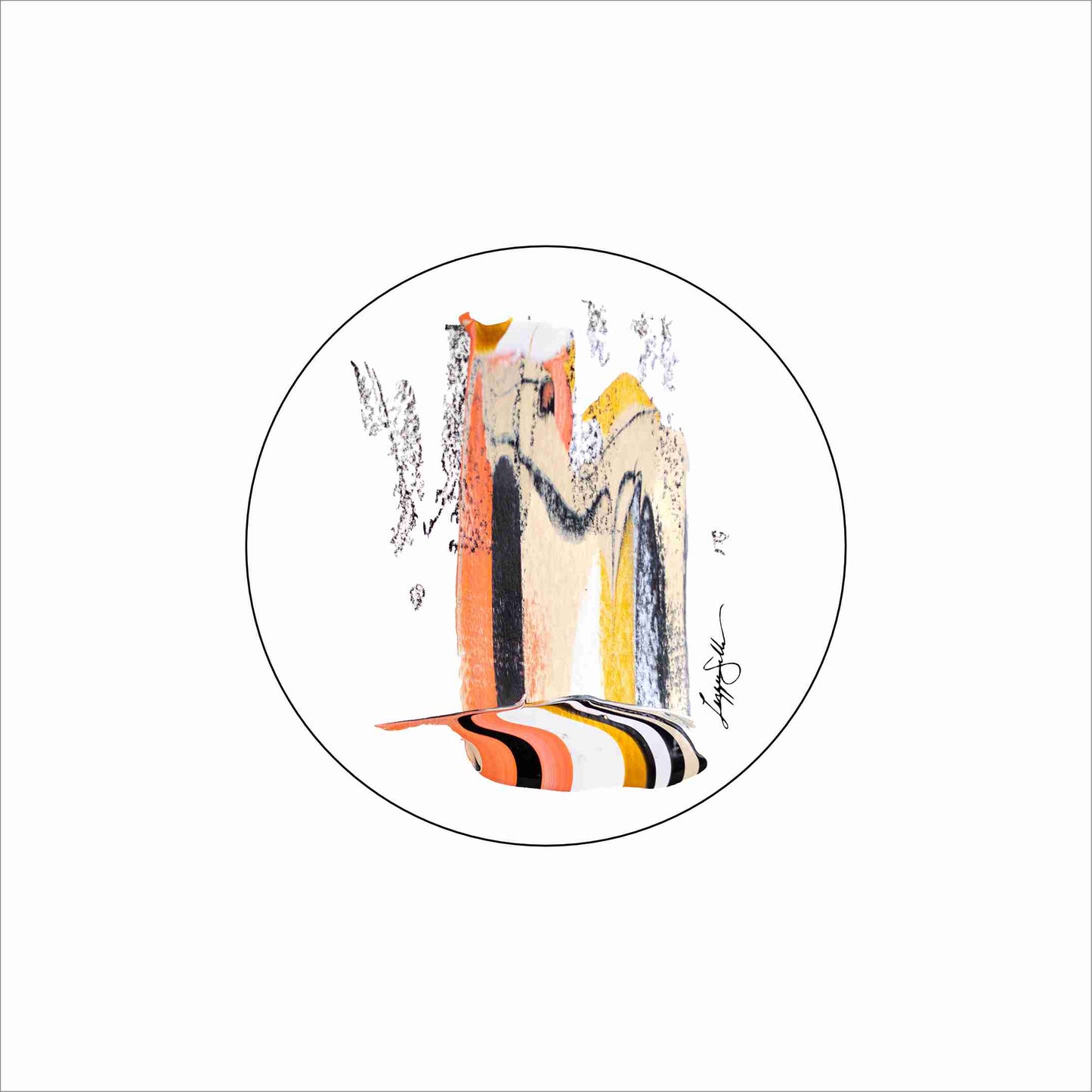 LSS-003 Joyful Connections 3 Coaster | 0.25Acrylic Coaster with Clear Bumpers | Case of 4