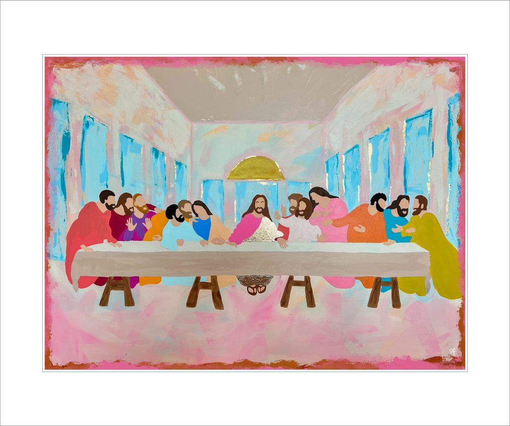 LTA-001 Last Supper Block | 0.75in. Acrylic Cutout 5x6.7 | Case (any 10+)