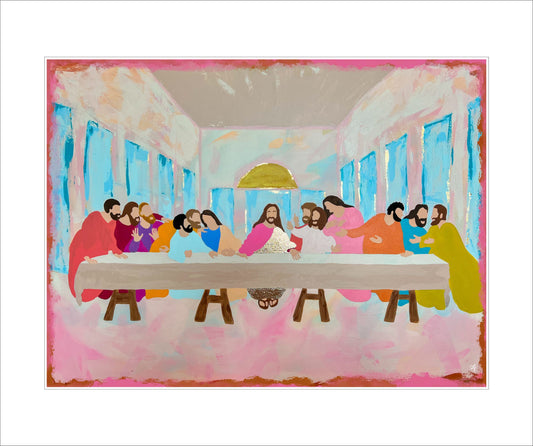 LTA-001 Last Supper Block | 0.75in. Acrylic Cutout 5x6.7 | Case (any 10+)