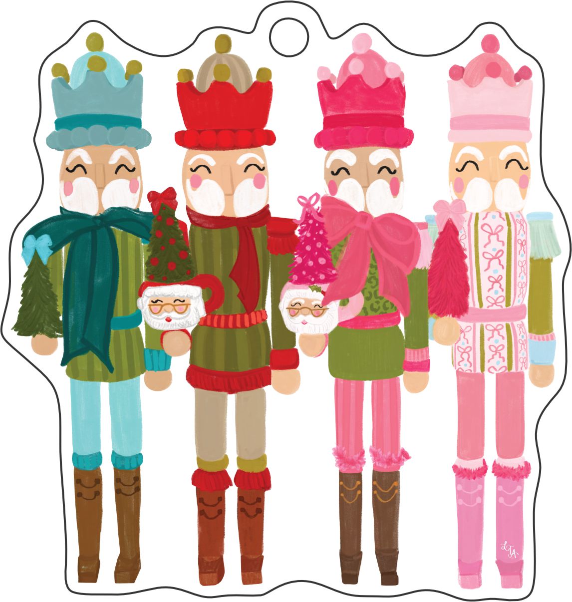 LTA-002 Nutcracker Ornament | 0.25Acrylic Ornament |