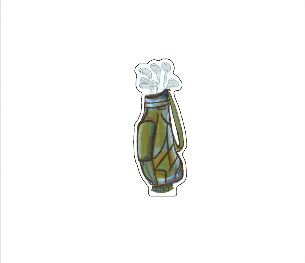 LTA-008 Blue Golf Bag Mini | 0.50Acrylic Mini |