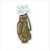 LTA-009  Pink Golf Bag | 0.75Acrylic Contour |