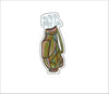 LTA-010 Pink Golf Bag Mini | 0.50Acrylic Mini |
