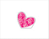 LTA-011 XO Heart Mini | 0.50Acrylic Mini |