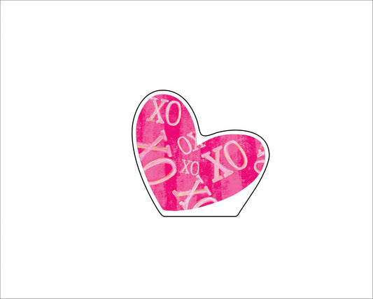 LTA-011 XO Heart Mini | 0.50Acrylic Mini |