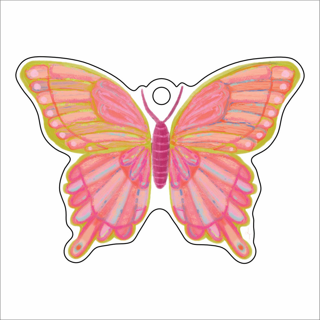 LTA-022 Bright Butterfly Ornament | 0.25Acrylic Ornament |