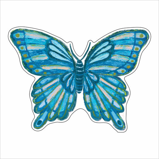 LTA-027 Blue Butterfly Mini | 0.50Acrylic Mini |