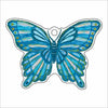 LTA-028 Blue Butterfly Ornament | 0.25Acrylic Ornament |
