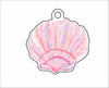 LTA-040 Pastel Seashell Ornament | 0.25Acrylic Ornament |