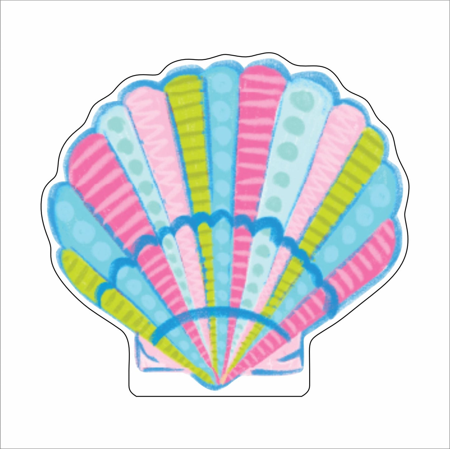 LTA-041 Seashell | 0.75Acrylic Contour |