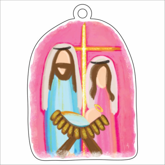 LTA-052  Holy Night Ornament | 0.25Acrylic Ornament |