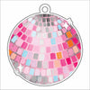 LTA-055  Disco Ornament | 0.25Acrylic Ornament |