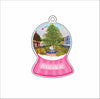 LTA-059 Forest City Snow Globe Ornament | 0.25Acrylic Ornament |