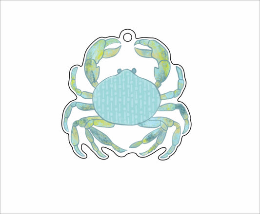 LTA-061 Crab Ornament | 0.25Acrylic Ornament |