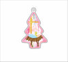 LTA-062 Pink Nativity Ornament | 0.25Acrylic Ornament |