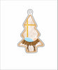 LTA-063  Neutral Nativity Ornament | 0.25Acrylic Ornament |