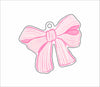 LTA-066  Pink Bow Ornament | 0.25Acrylic Ornament |