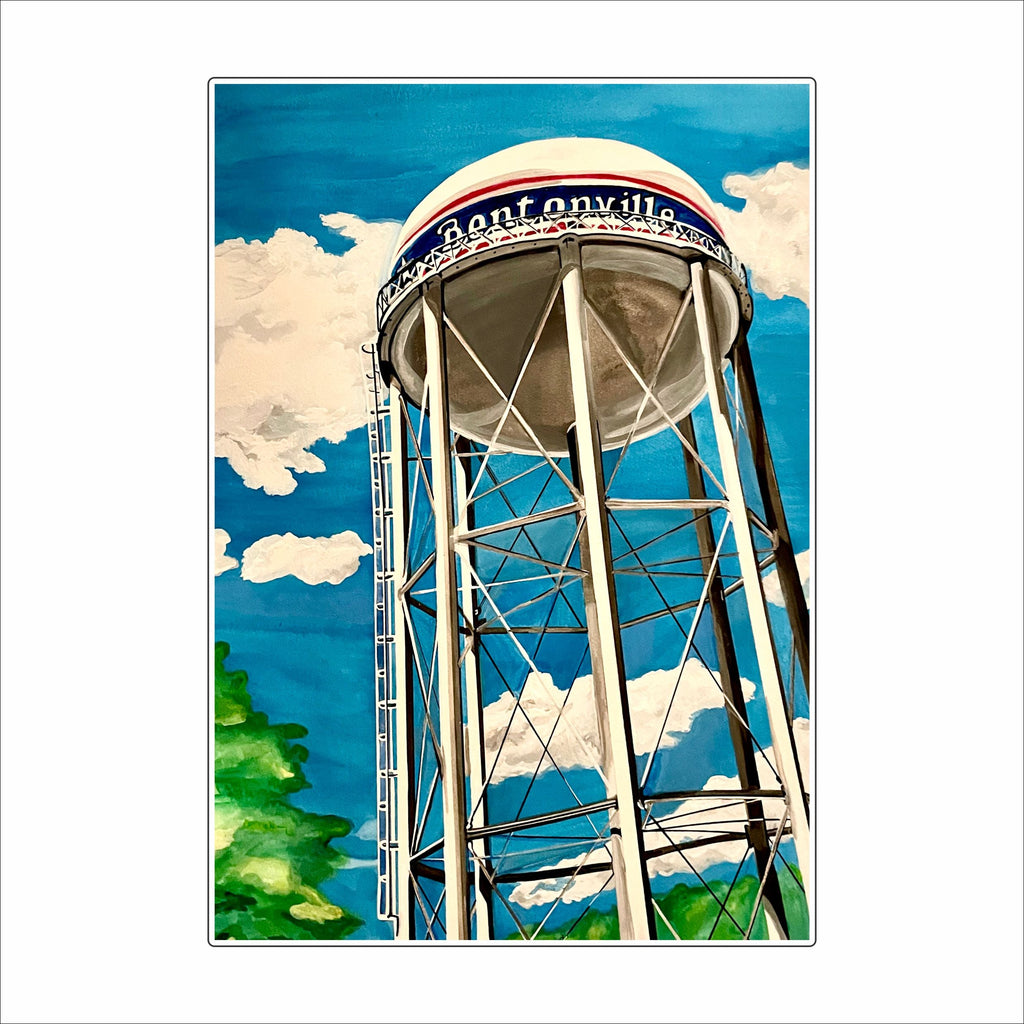 LVA-001 Bentonville Water Tower | 0.75in. Acrylic Contour | Case of 25